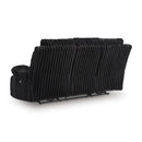 Signature Design by Ashley Rhine Falls PC4280599 Reclining Power Sofa with Drop Down Table IMAGE 4