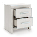 Signature Design by Ashley Zuraleus PCB3381-92 Two Drawer Night Stand IMAGE 2