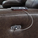 Signature Design by Ashley Crossplex PCU6450618 Power Reclining Loveseat with Console and Adjustable Headrest IMAGE 8