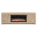 Signature Design by Ashley Cayboni W3787W1 71" TV Stand with Electric Fireplace IMAGE 2
