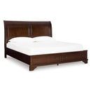 Signature Design by Ashley Trellington Queen Sleigh Bed with Storage B716-77/B716-174S/B716-197 IMAGE 1