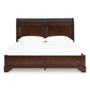 Signature Design by Ashley Trellington Queen Sleigh Bed with Storage B716-77/B716-174S/B716-197 IMAGE 2