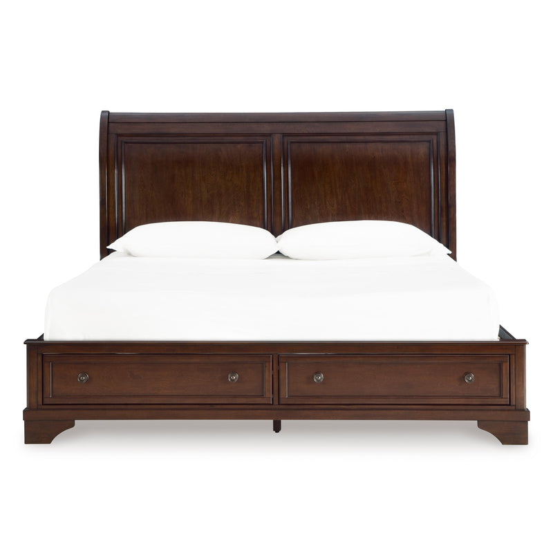 Signature Design by Ashley Trellington King Sleigh Bed with Storage B716-78/B716-176S/B716-197 IMAGE 2