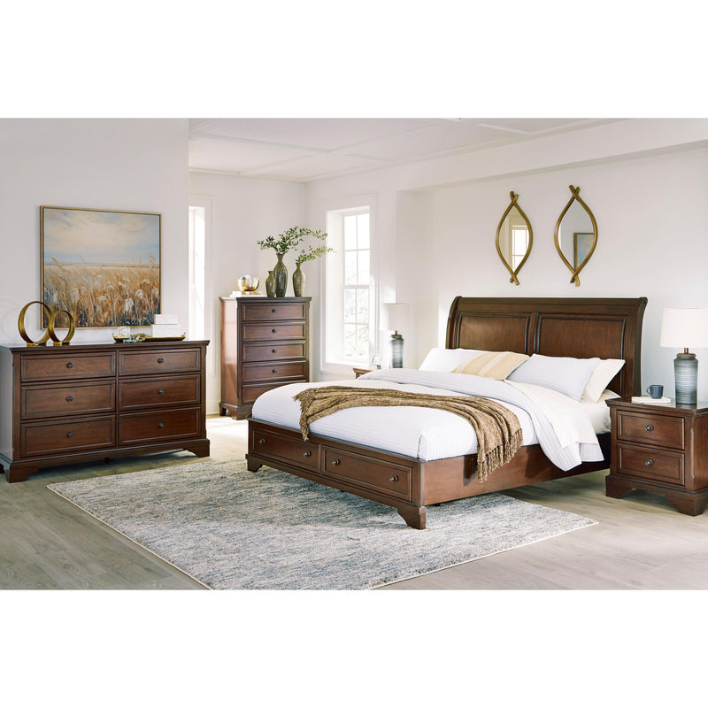 Signature Design by Ashley Trellington King Sleigh Bed with Storage B716-78/B716-176S/B716-197 IMAGE 7