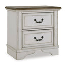 Signature Design by Ashley Blendon B747-92 Two Drawer Night Stand IMAGE 1