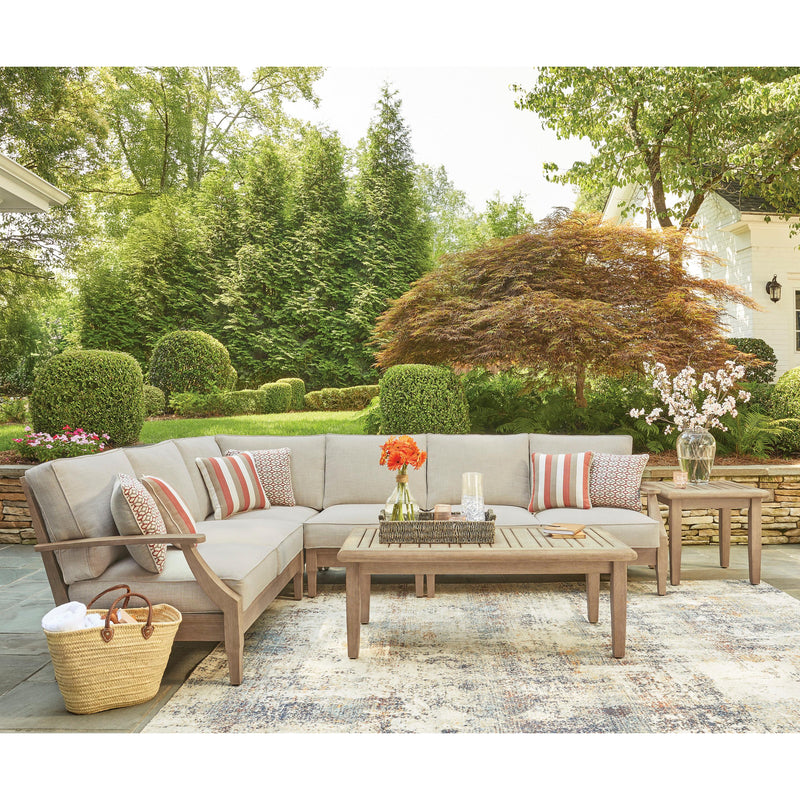 Signature Design by Ashley Clare View P801P11 4 pc Outdoor Sectional IMAGE 4