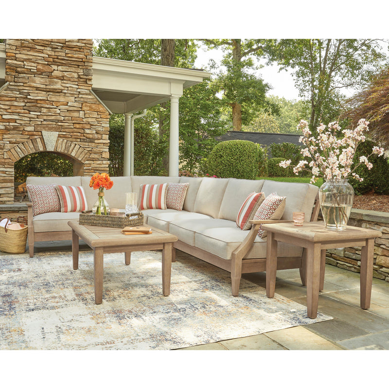 Signature Design by Ashley Clare View P801P11 4 pc Outdoor Sectional IMAGE 5
