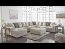 Benchcraft Ardsley Fabric 5 pc Sectional 3950466/3950477/3950446/3950434/3950417 EXTERNAL_VIDEO 1
